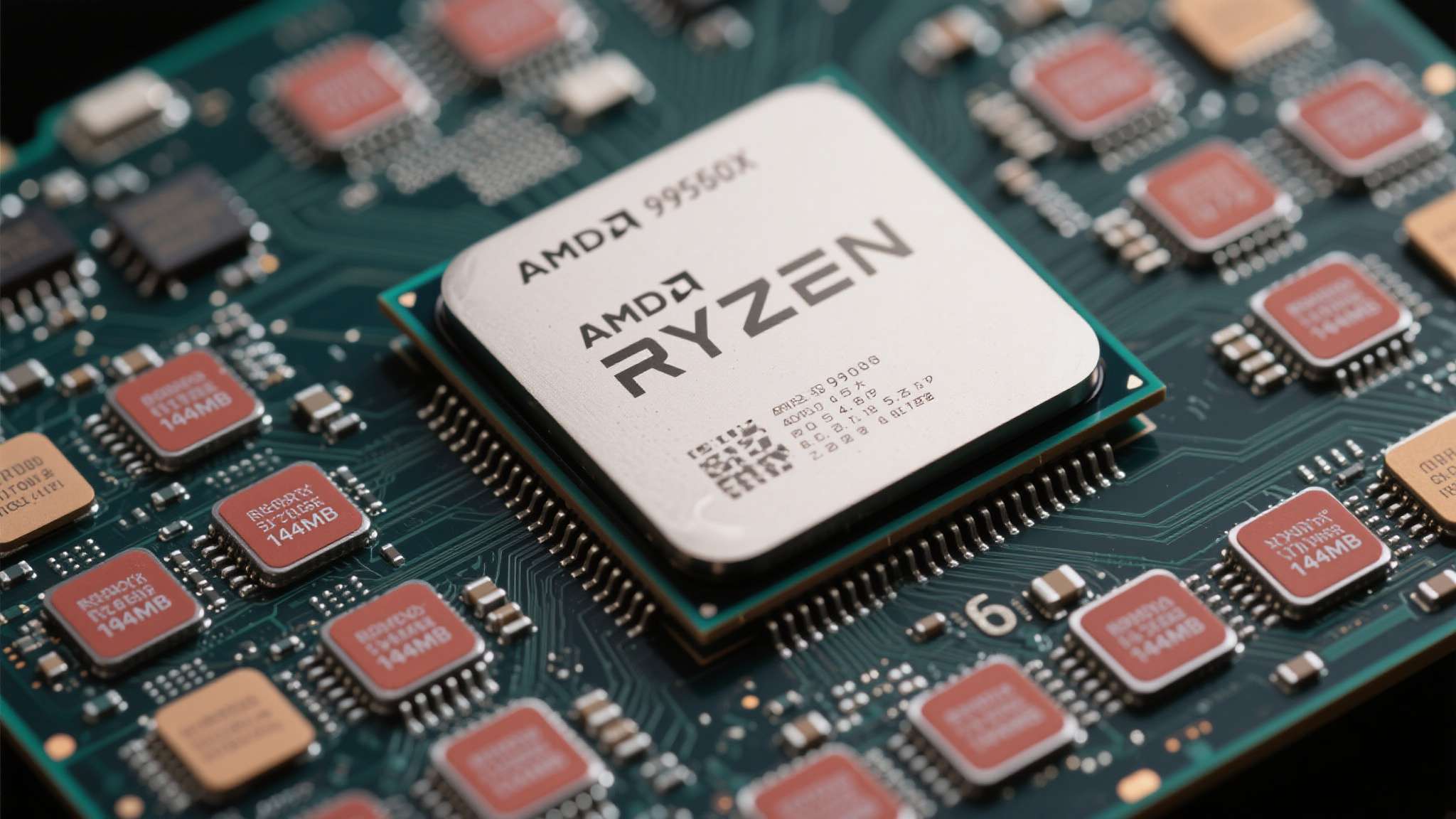 锐龙9 9950X3D是AMD Ryzen 9000系列中的顶级型号，搭载16核
